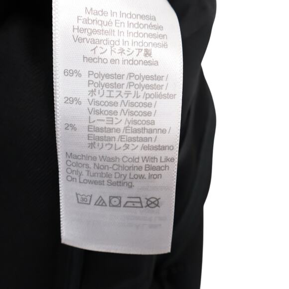 NWT Madewell The Harlow Superwide-Leg Trouser Pant In Brushed Twill Black Size 2 - Picture 11 of 12